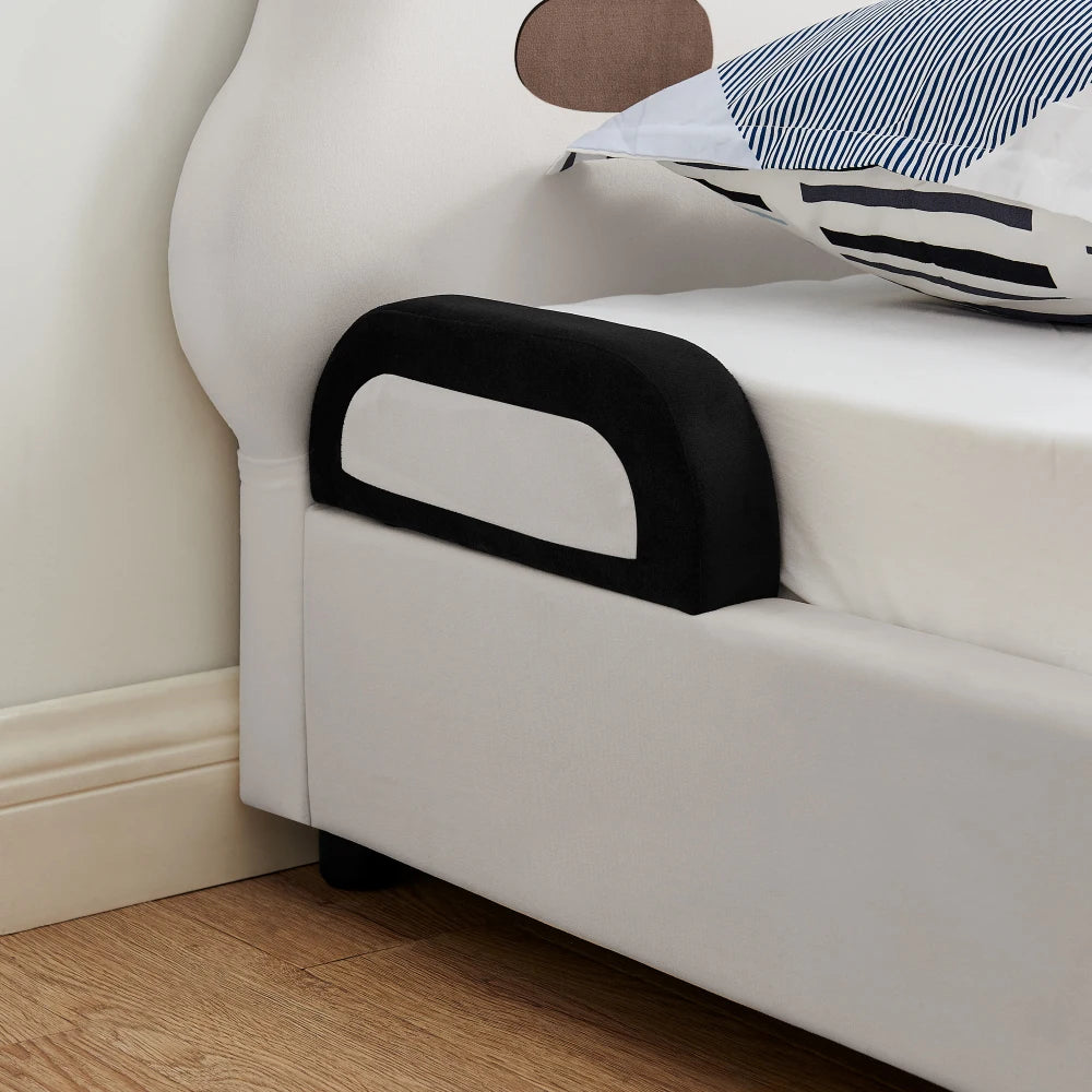 Panda Shaped Kids Bed With Soft Padded Safety Edges