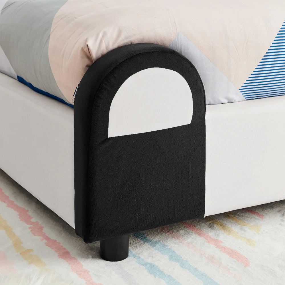 Panda Shaped Kids Bed With Soft Padded Safety Edges